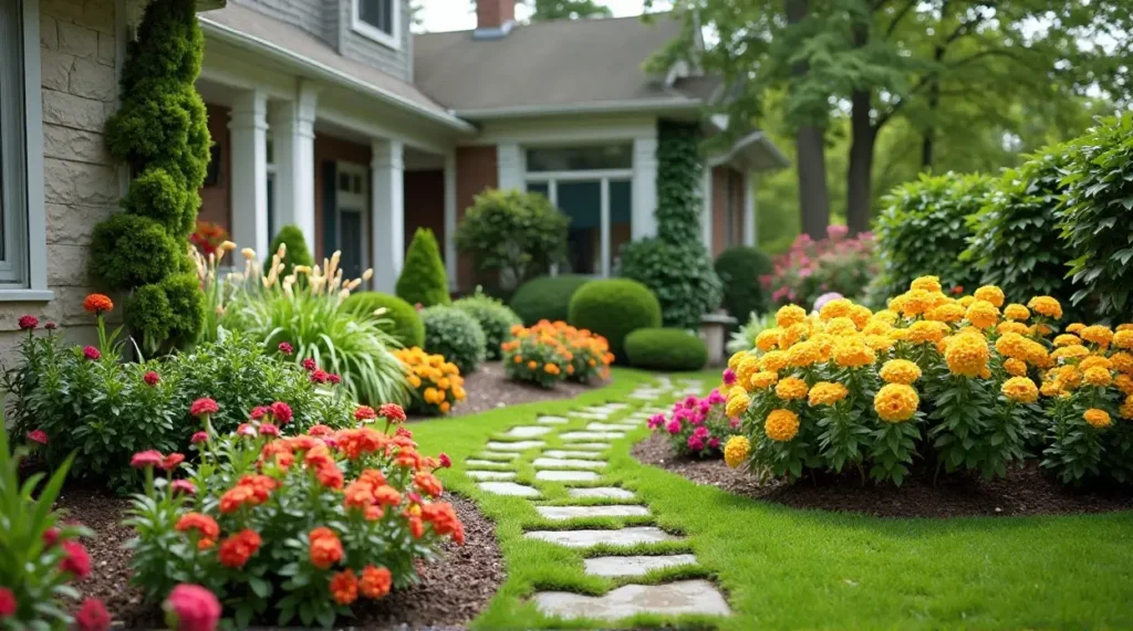 Seasonal Splendor: Designing Year-Round Garden Beds for the Front of House