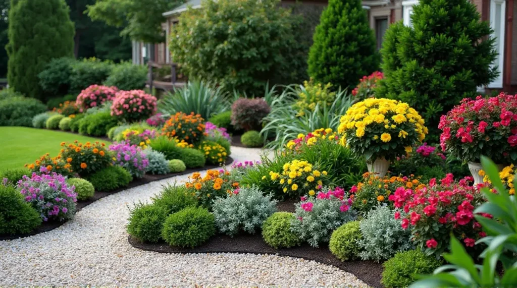 Corner Flower Beds Done Right | Design Inspiration Gallery