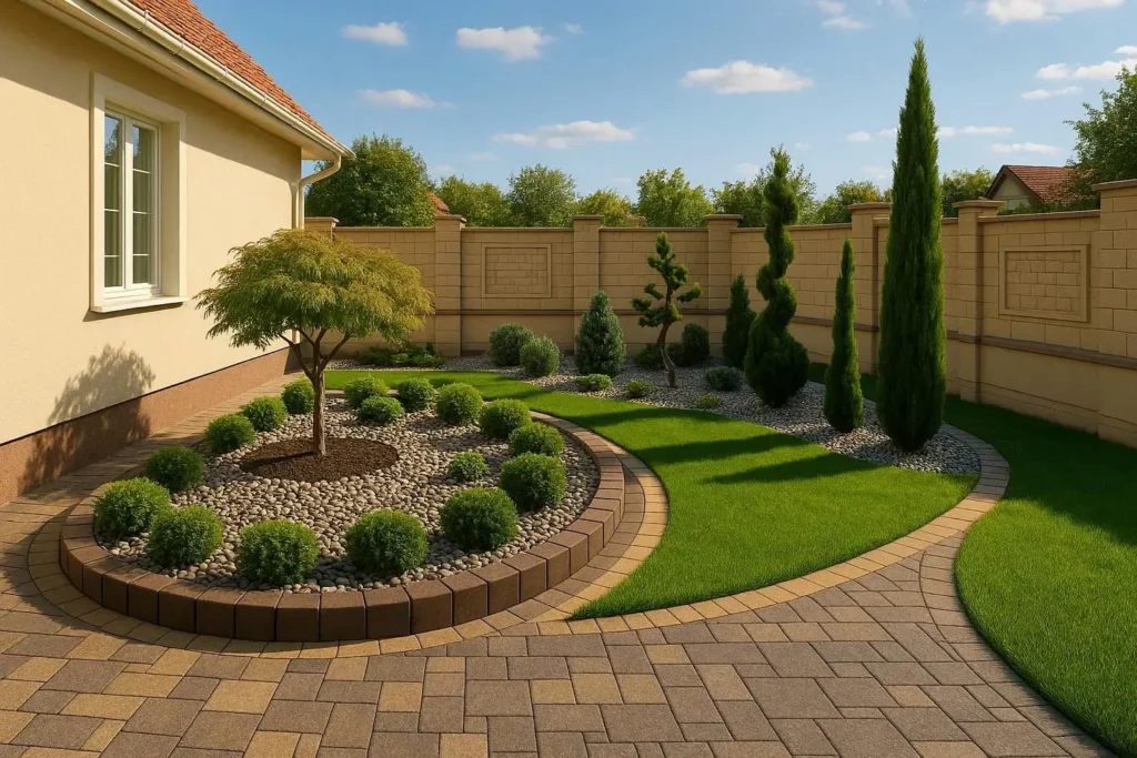 A Vision of Elegance The Meticulously Landscaped Garden Bed