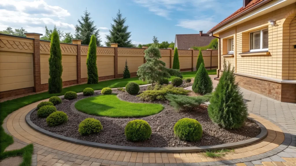 A Vision of Elegance The Meticulously Landscaped Garden Bed