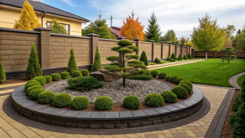 A Vision of Elegance The Meticulously Landscaped Garden Bed