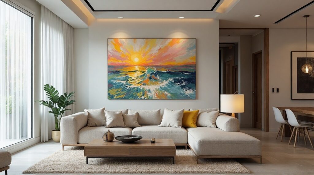 Artistic Expressions: The Role of Artwork in Modern Living Room Design