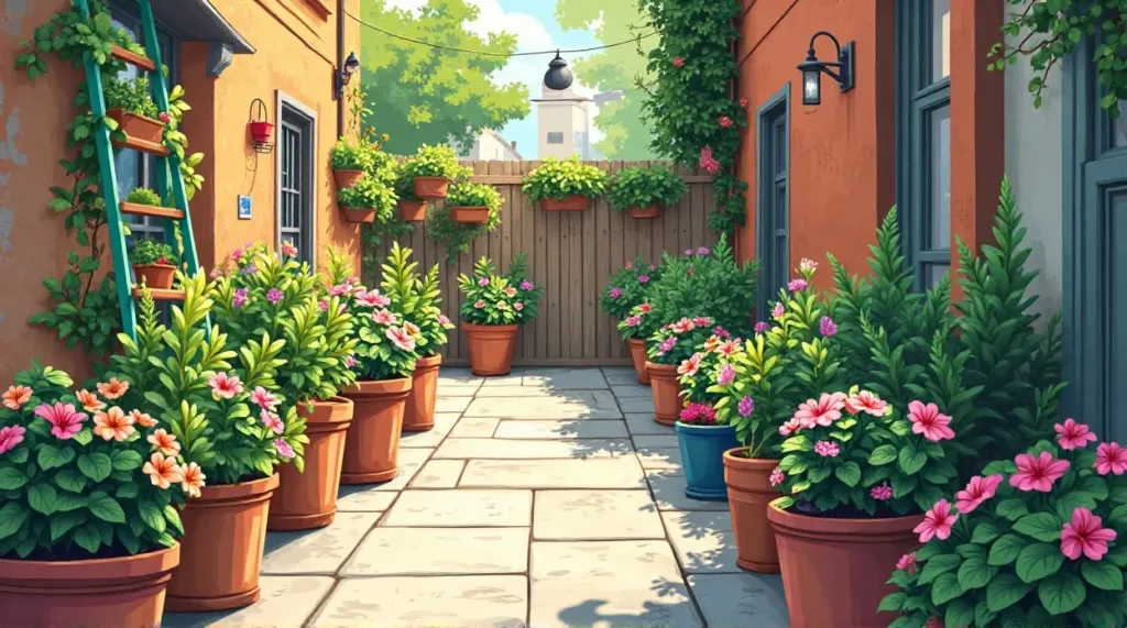 Container Gardening: Versatile Options for Narrow Side Yards