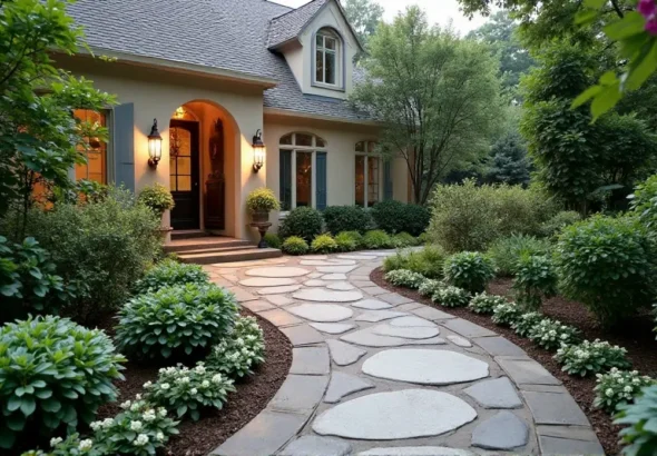 Elevate Your Curb Appeal - Top Innovative Front Yard Pathway Designs