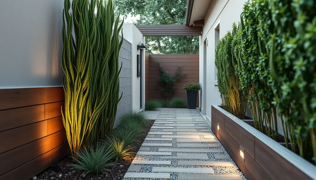 Functional Pathways: Designing Walkways for Narrow Side Yards