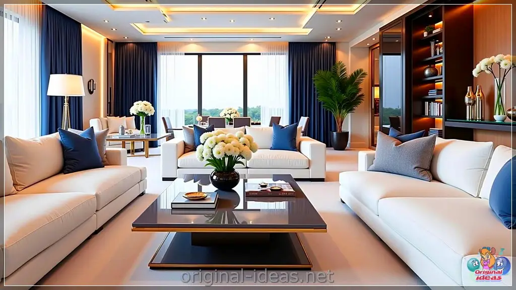 Serene Luxury: Inside a Modern Living Room Masterpiece