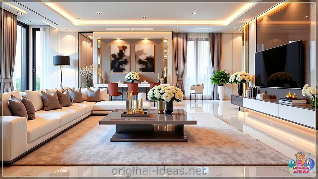Serene Luxury: Inside a Modern Living Room Masterpiece