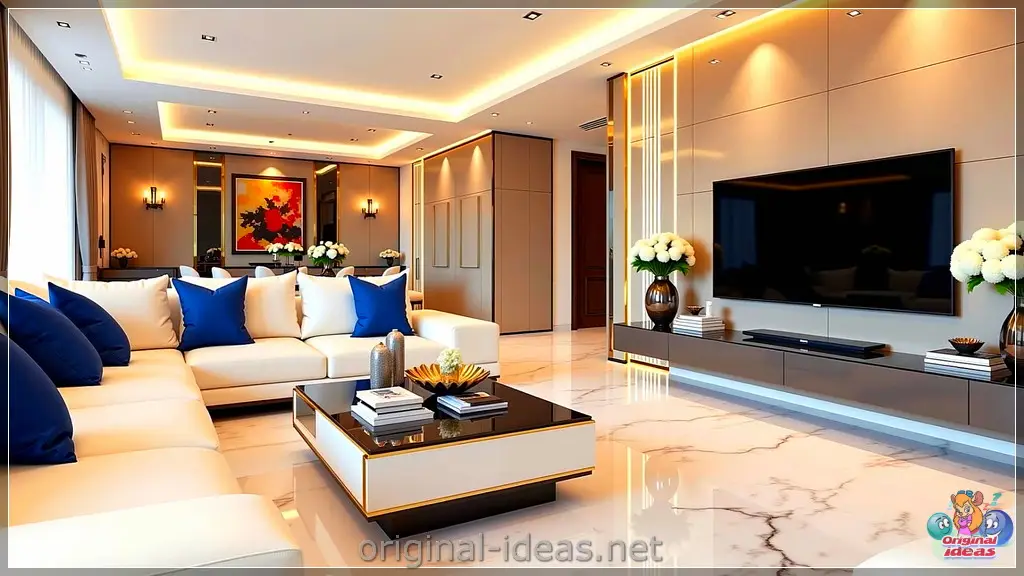 Serene Luxury: Inside a Modern Living Room Masterpiece