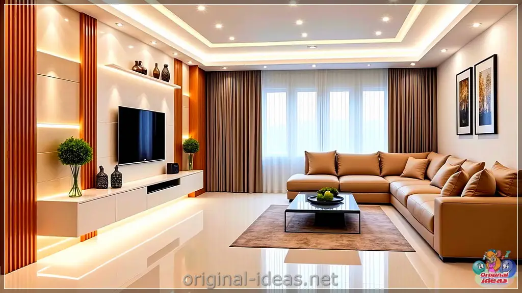 Warm Minimalist Living Room Tour | Cozy Beige & Natural Light Vibes