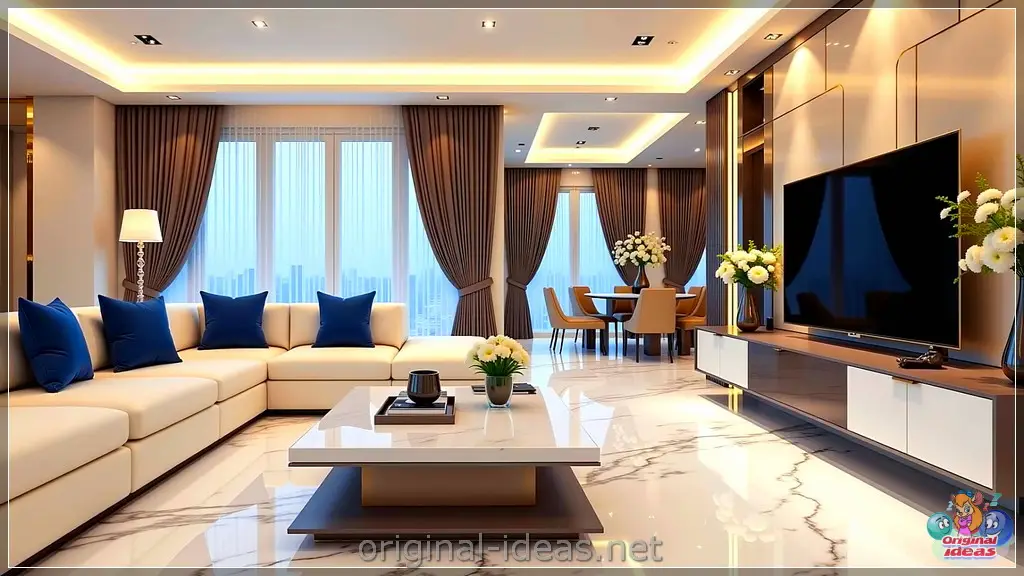 Warm Minimalist Living Room Tour | Cozy Beige & Natural Light Vibes