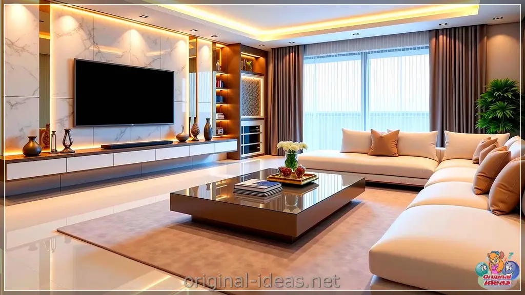 Warm Minimalist Living Room Tour | Cozy Beige & Natural Light Vibes