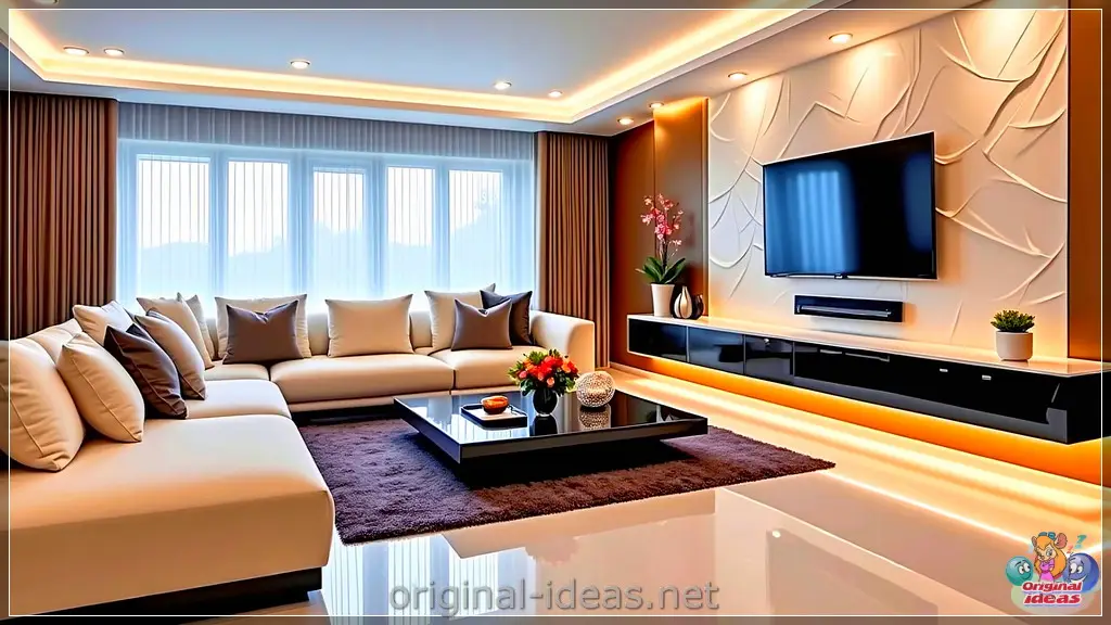 Warm Minimalist Living Room Tour | Cozy Beige & Natural Light Vibes