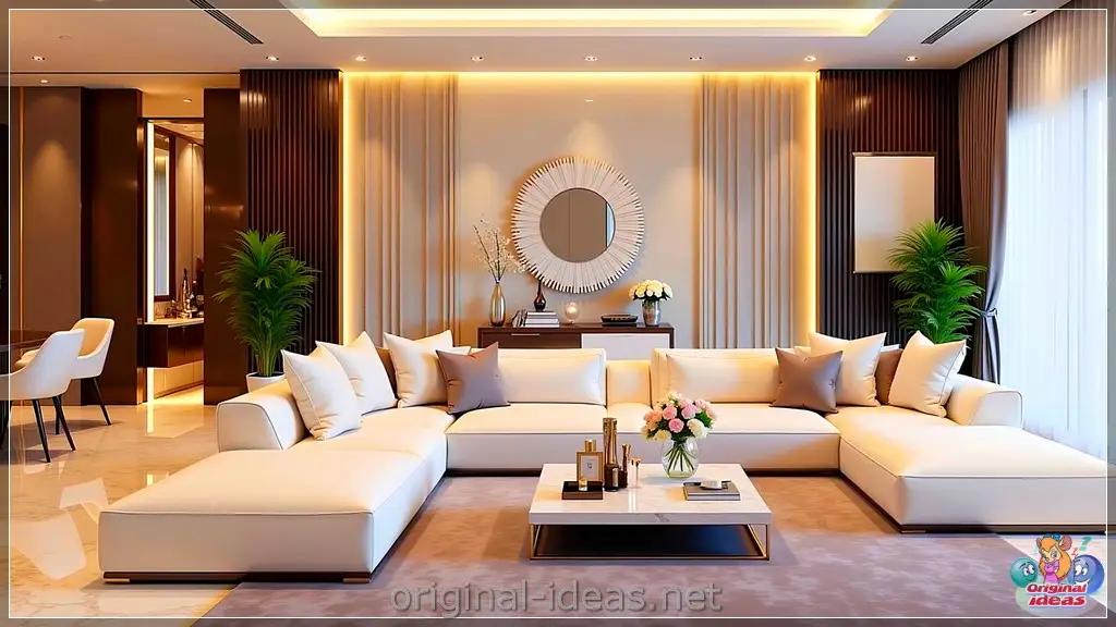 Warm Minimalist Living Room Tour | Cozy Beige & Natural Light Vibes