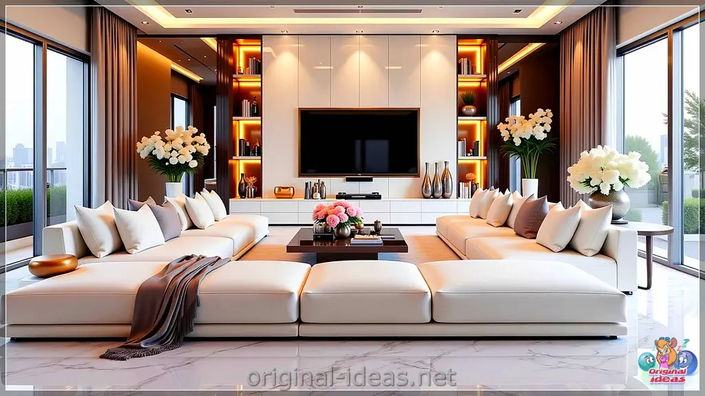 Warm Minimalist Living Room Tour | Cozy Beige & Natural Light Vibes