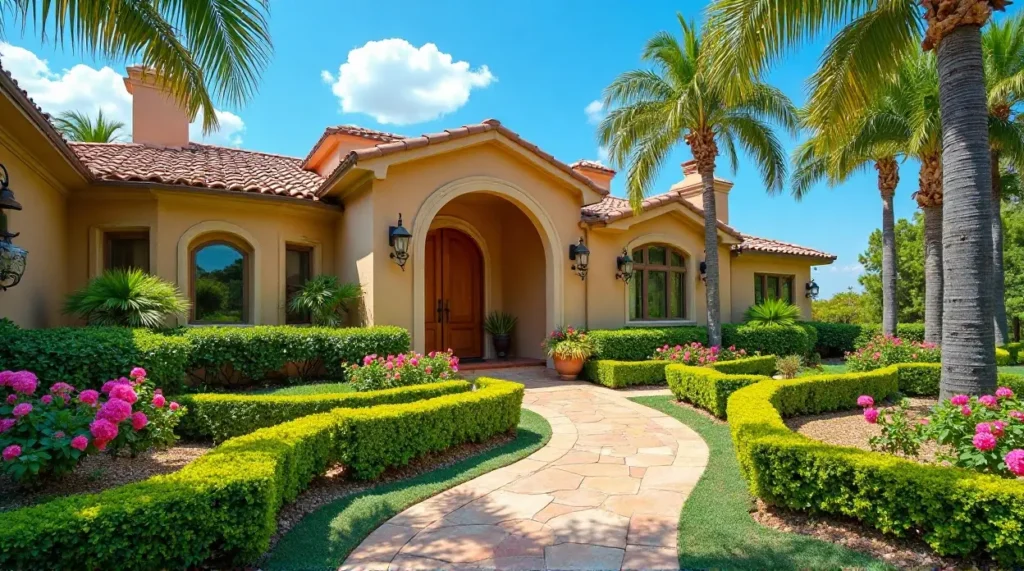 Mediterranean Villa Oasis: A Serene Blend of Nature & Design