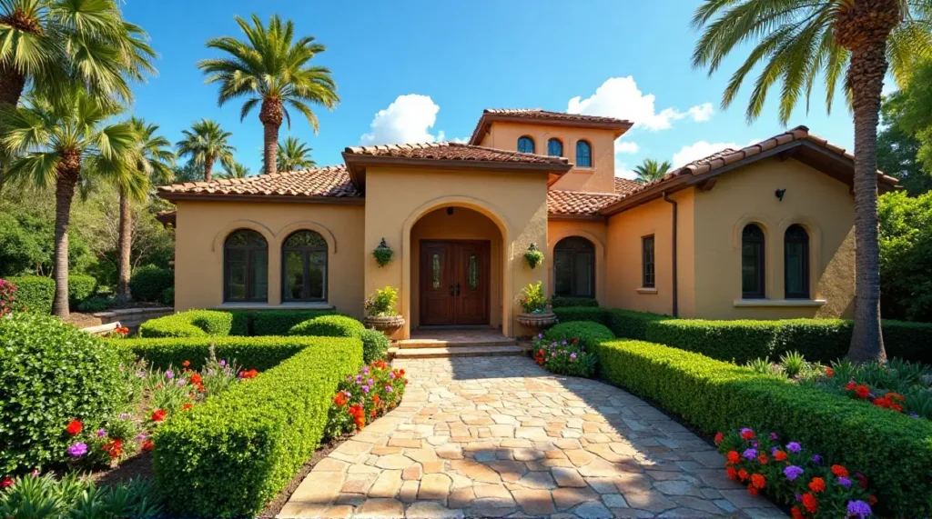 Mediterranean Villa Oasis: A Serene Blend of Nature & Design