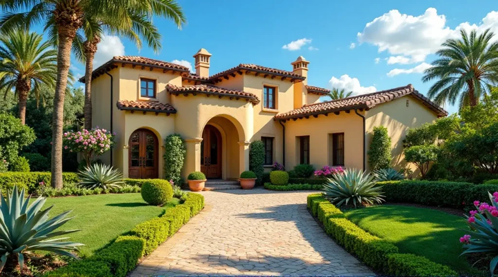 Mediterranean Villa Oasis: A Serene Blend of Nature & Design