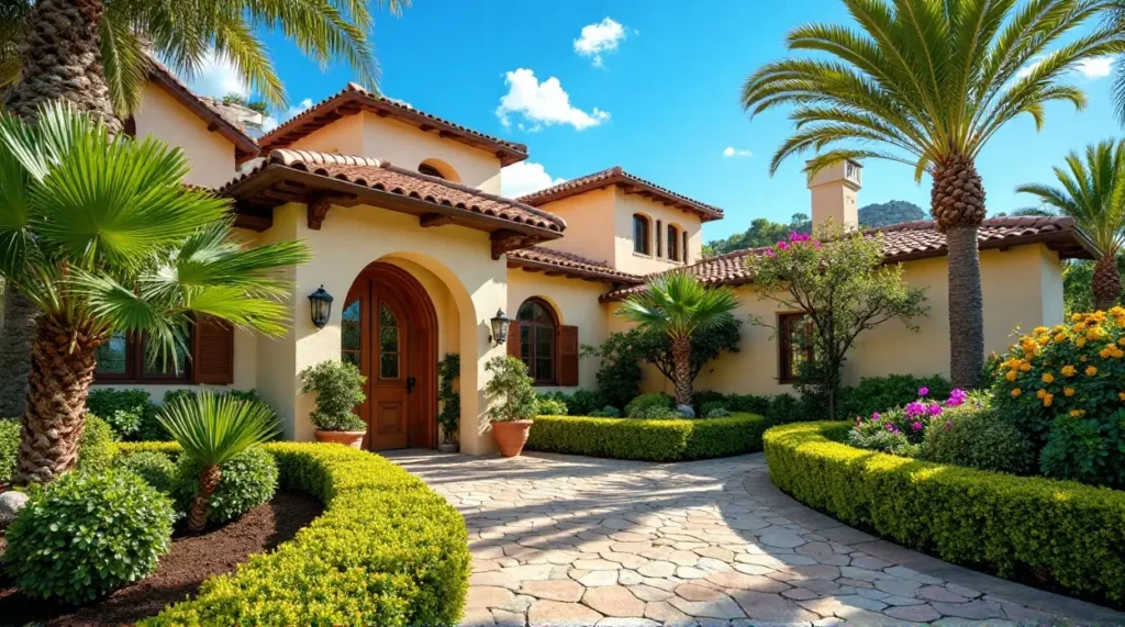 Mediterranean Villa Oasis: A Serene Blend of Nature & Design