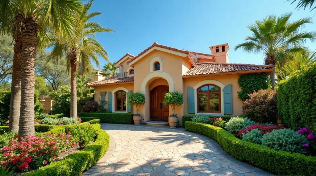 Mediterranean Villa Oasis: A Serene Blend of Nature & Design