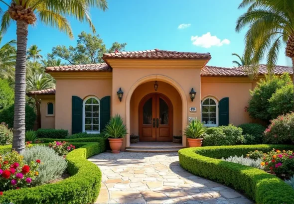 Mediterranean Villa Oasis: A Serene Blend of Nature & Design