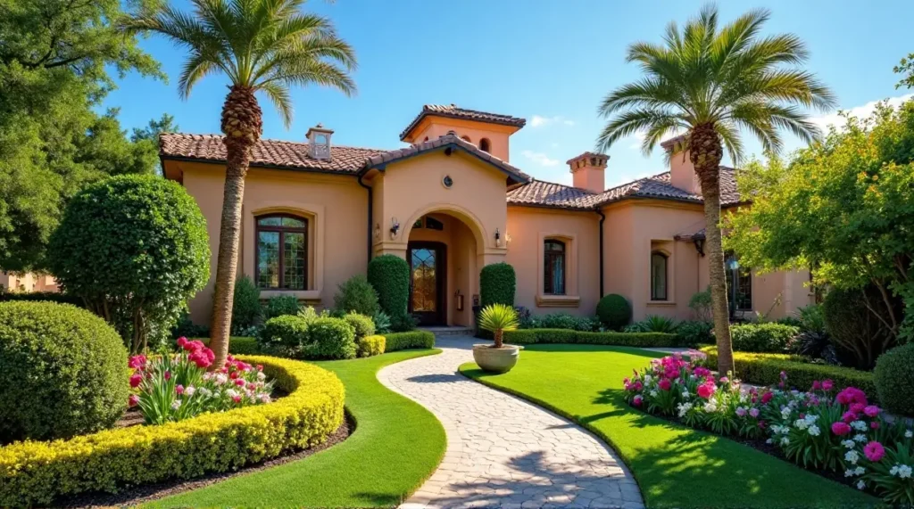 Mediterranean Villa Oasis: A Serene Blend of Nature & Design