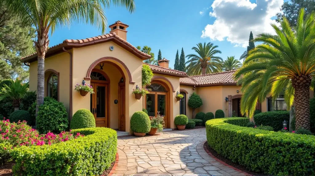 Mediterranean Villa Oasis: A Serene Blend of Nature & Design