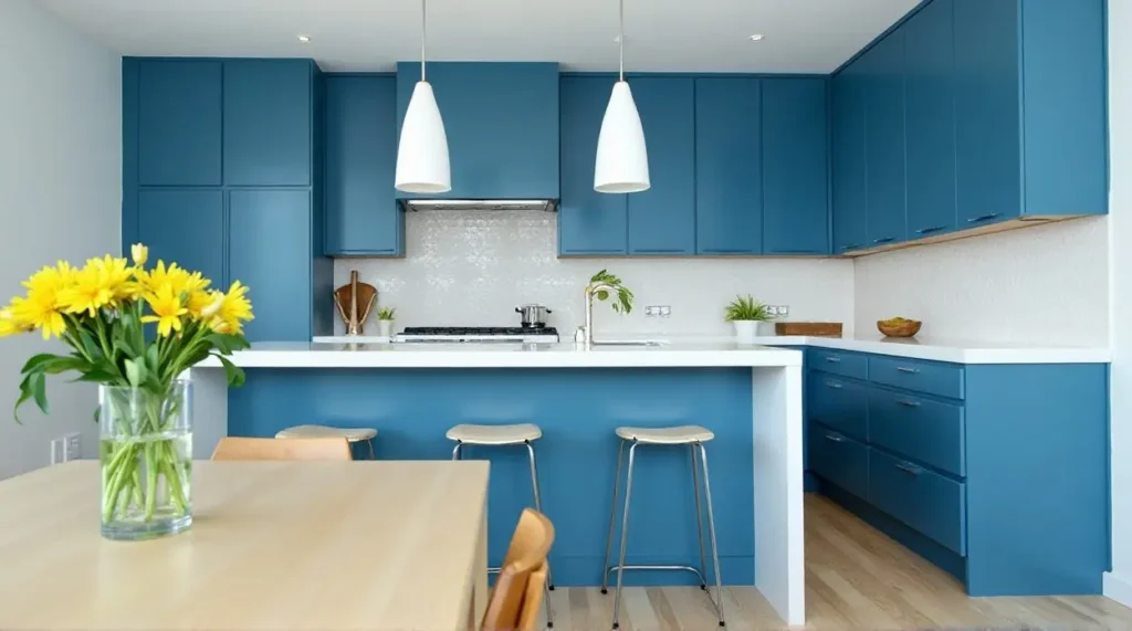 Jaw-Dropping Blue Kitchen Designs: Paints & Cabinets Uncovered
