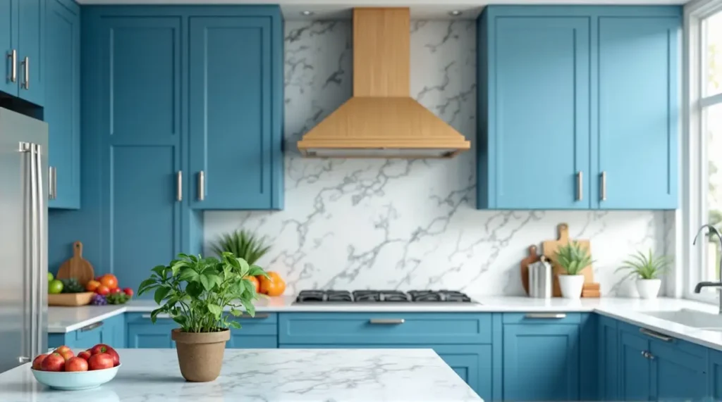 Jaw-Dropping Blue Kitchen Designs: Paints & Cabinets Uncovered