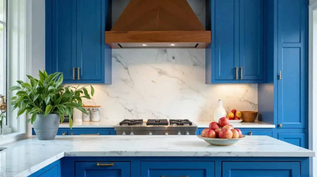 Jaw-Dropping Blue Kitchen Designs: Paints & Cabinets Uncovered