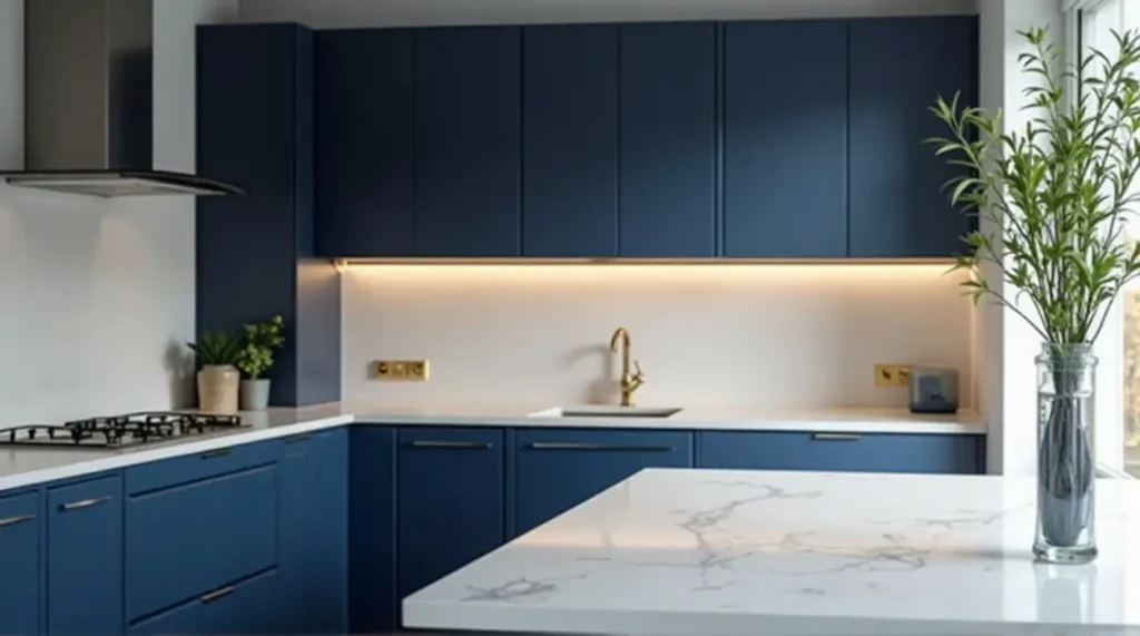 Jaw-Dropping Blue Kitchen Designs: Paints & Cabinets Uncovered
