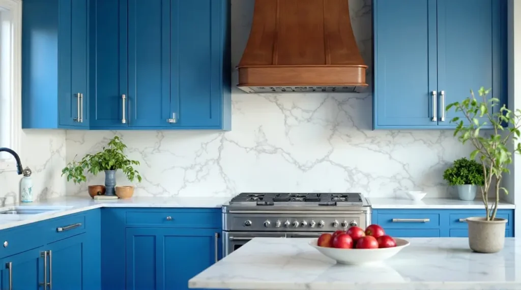 Jaw-Dropping Blue Kitchen Designs: Paints & Cabinets Uncovered