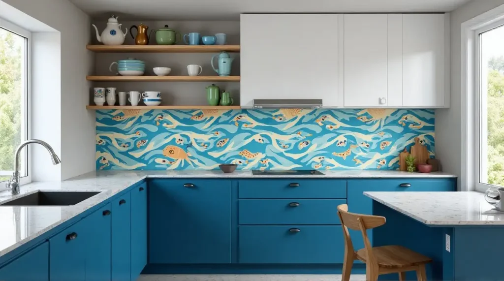 Jaw-Dropping Blue Kitchen Designs: Paints & Cabinets Uncovered