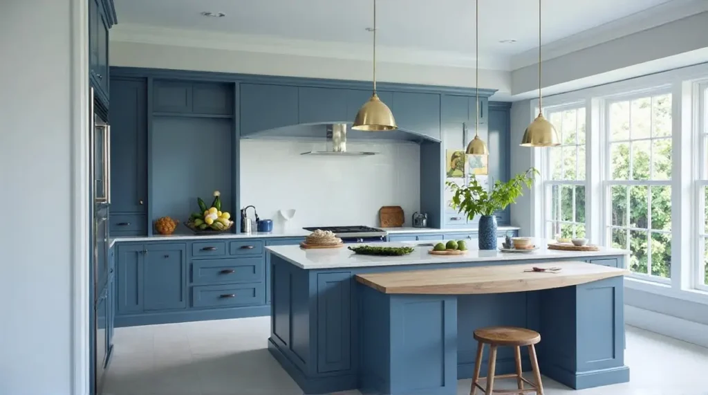 Jaw-Dropping Blue Kitchen Designs: Paints & Cabinets Uncovered