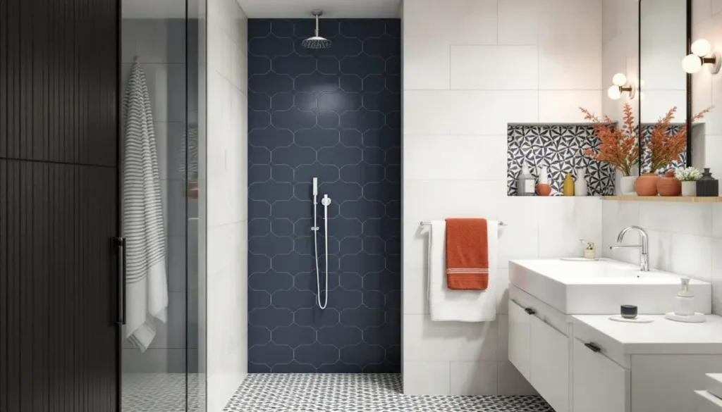 Upgrade Your Bathroom: 5 Fun Modern Design Ideas Transform Space! - Playful Color & Pattern: Make a Stylish Statement
