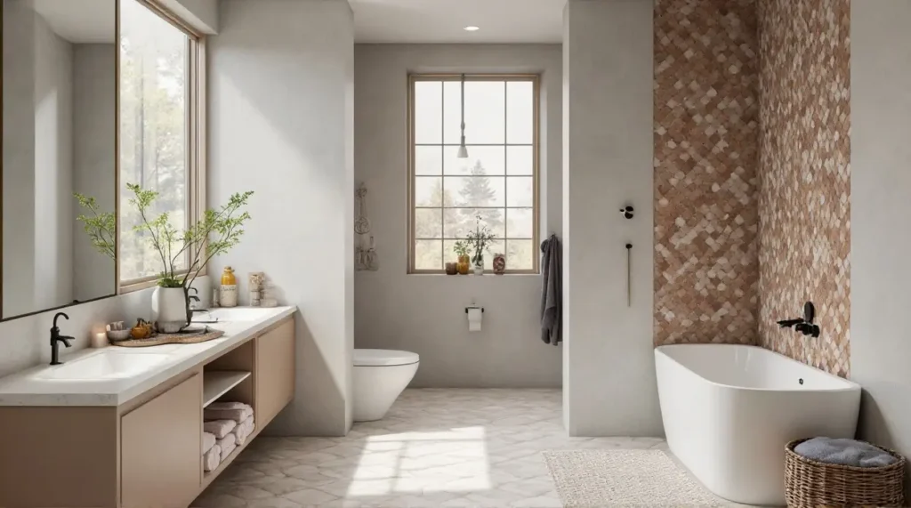 Upgrade Your Bathroom: 5 Fun Modern Design Ideas Transform Space! - Playful Color & Pattern: Make a Stylish Statement