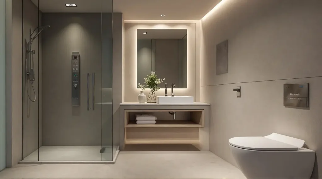 Upgrade Your Bathroom: 5 Fun Modern Design Ideas Transform Space!- Smart Tech for Comfort