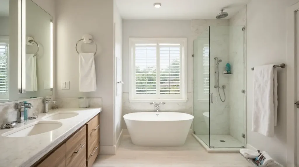 Upgrade Your Bathroom: 5 Fun Modern Design Ideas Transform Space! - Create a Spa-Like Feel with Materials & Fixtures