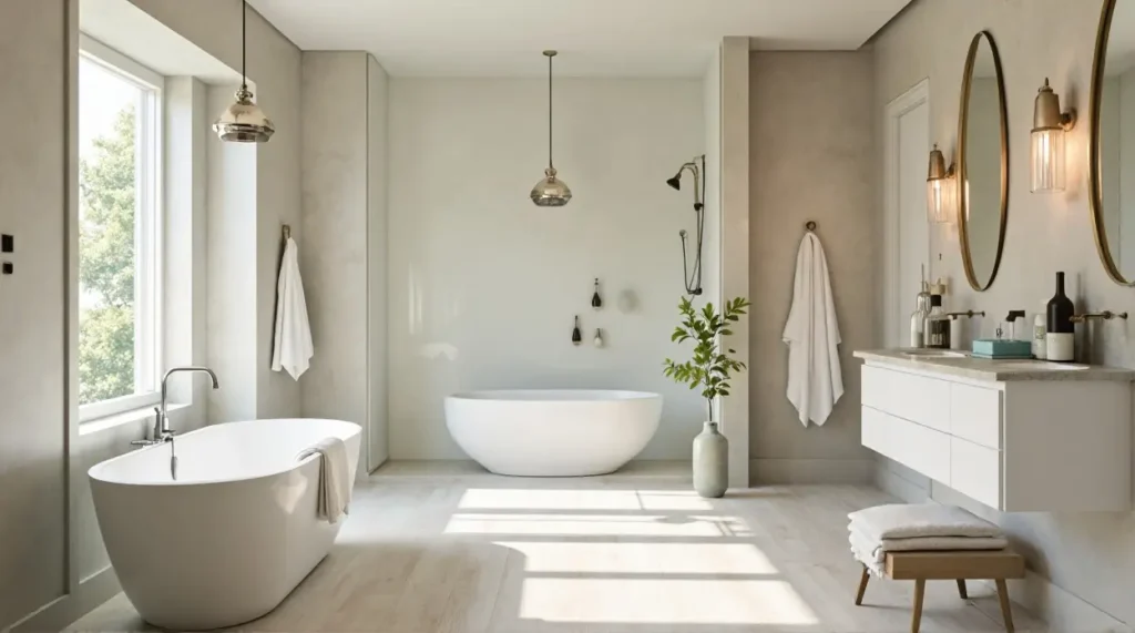 Upgrade Your Bathroom: 5 Fun Modern Design Ideas Transform Space! - Create a Spa-Like Feel with Materials & Fixtures