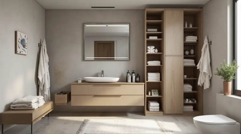 Upgrade Your Bathroom: 5 Fun Modern Design Ideas Transform Space! - Clever Storage & Multifal Fixtures