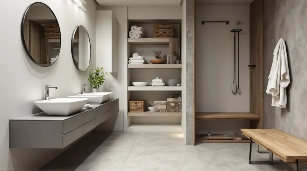 Upgrade Your Bathroom: 5 Fun Modern Design Ideas Transform Space! - Clever Storage & Multifal Fixtures