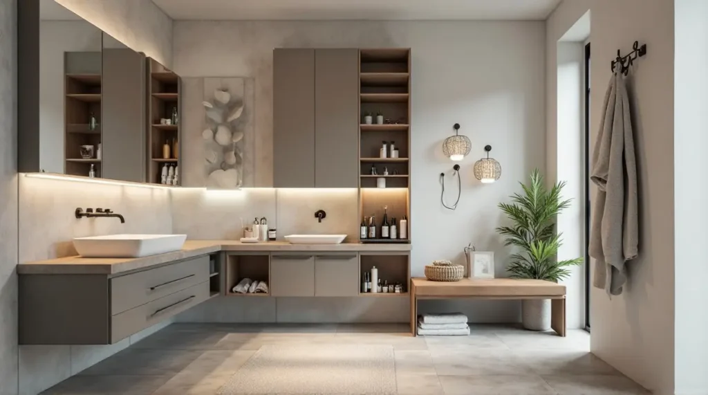 Upgrade Your Bathroom: 5 Fun Modern Design Ideas Transform Space! - Clever Storage & Multifal Fixtures