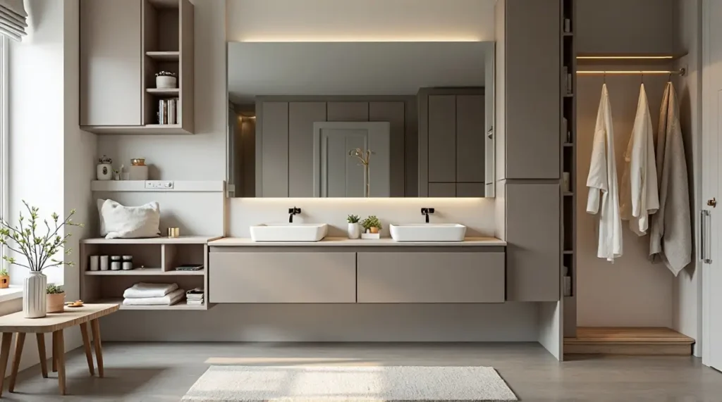 Upgrade Your Bathroom: 5 Fun Modern Design Ideas Transform Space! - Clever Storage & Multifal Fixtures