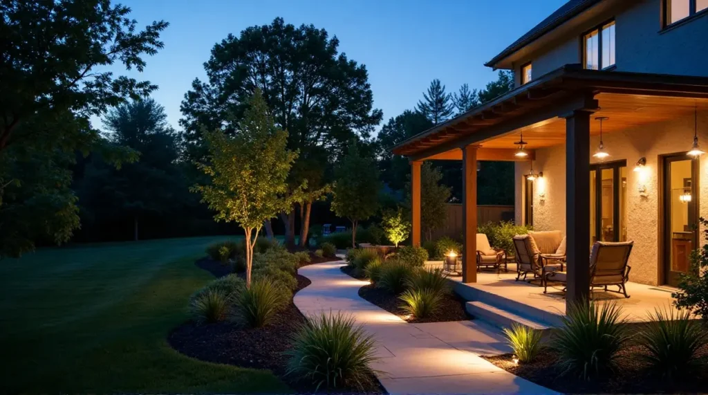 Outdoor Lighting Enhancing Ambiance and Security