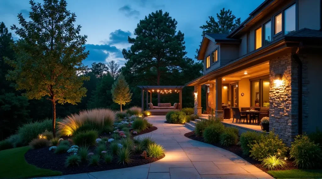 Outdoor Lighting Enhancing Ambiance and Security