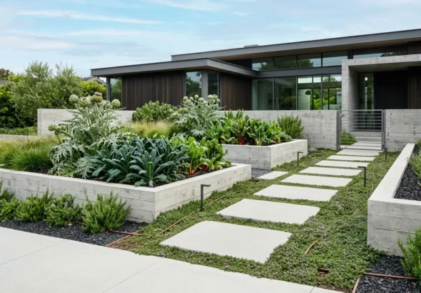Beautiful Landscapes for Homes That Secretly Double as Edible Gardens