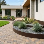 Modern Landscaping Ideas for Seamlessly Matching Your Garden Edging to Your House Trim